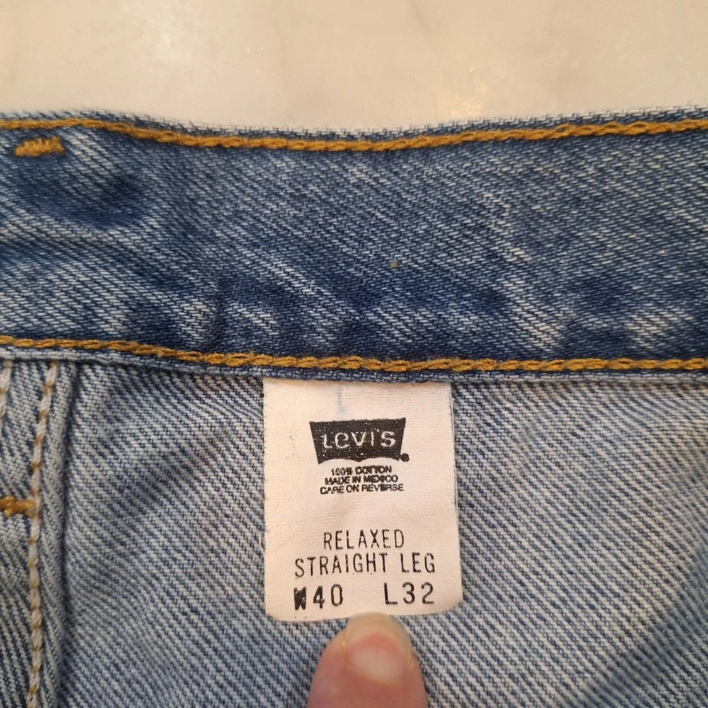 Vintage Y2K Levi's Jeans Mens 40x32 Relaxed Straight Leg 559 Denim Pants 0802